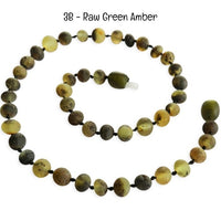 Custom Name Amber Teething Necklace