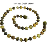 Custom Name Amber Teething Necklace
