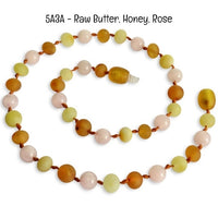 Custom Name Amber Teething Necklace