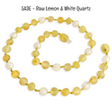 Custom Name Amber Teething Necklace