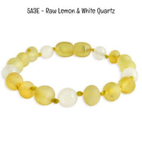 Custom Name Amber Teething Bracelet / Anklet