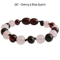 Custom Name Amber Teething Bracelet / Anklet