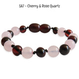 Custom Name Amber Teething Bracelet / Anklet