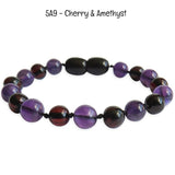 Custom Name Amber Teething Bracelet / Anklet