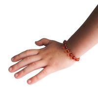 Amber Teething Bracelet / Anklet - Polished Cognac