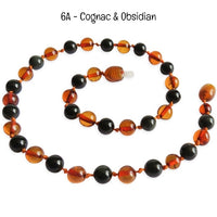 Custom Name Amber Teething Necklace