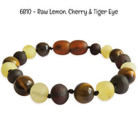 Custom Name Amber Teething Bracelet / Anklet