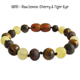 Custom Name Amber Teething Bracelet / Anklet