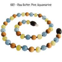 Custom Name Amber Teething Necklace