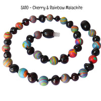 Custom Name Amber Teething Necklace