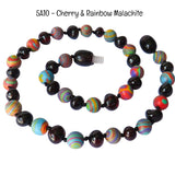 Custom Name Amber Teething Necklace