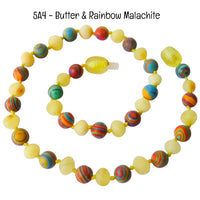 Custom Name Amber Teething Necklace