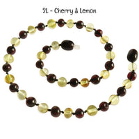 Custom Name Amber Teething Necklace