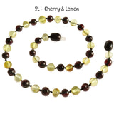 Custom Name Amber Teething Necklace